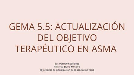 Imagen destacada - Actualización del objetivo terapéutico en Asma