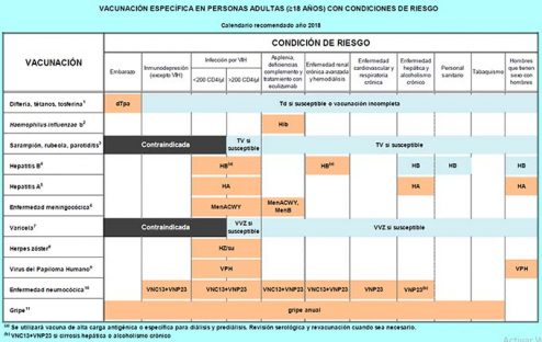 Imagen destacada - Vacunas y Programa de Vacunación en grupos y condiciones de riesgo